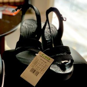 Crocs Leigh Sandal Wedge 8W